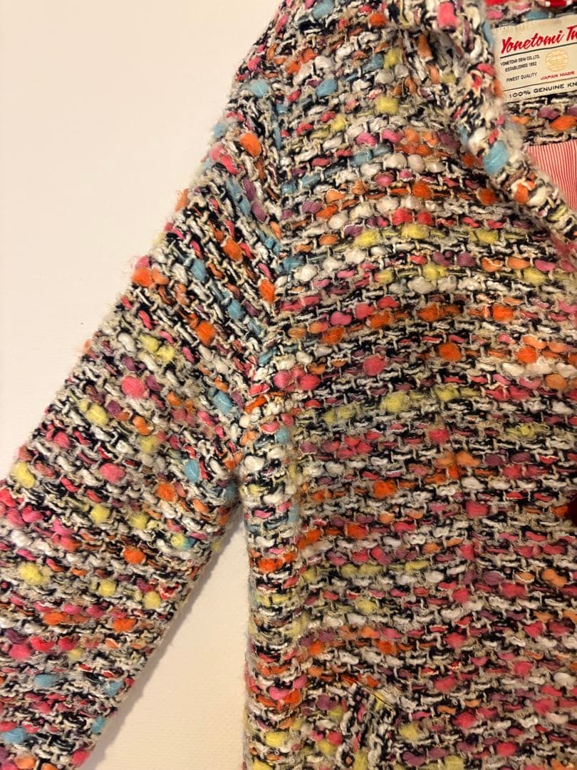 coohemコーヘン ファンシーツイードジャケットコート　美品