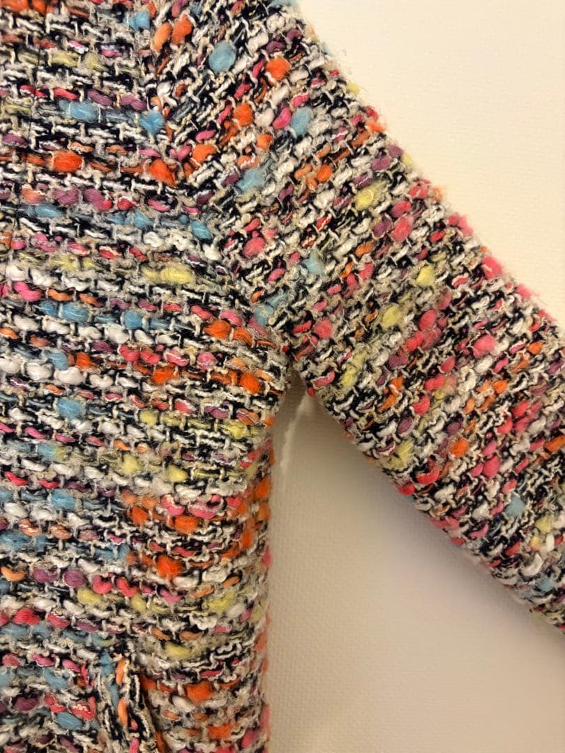 coohemコーヘン ファンシーツイードジャケットコート　美品