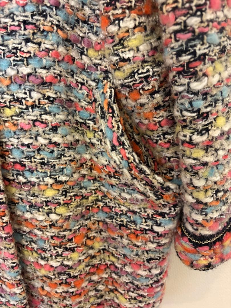 coohemコーヘン ファンシーツイードジャケットコート　美品