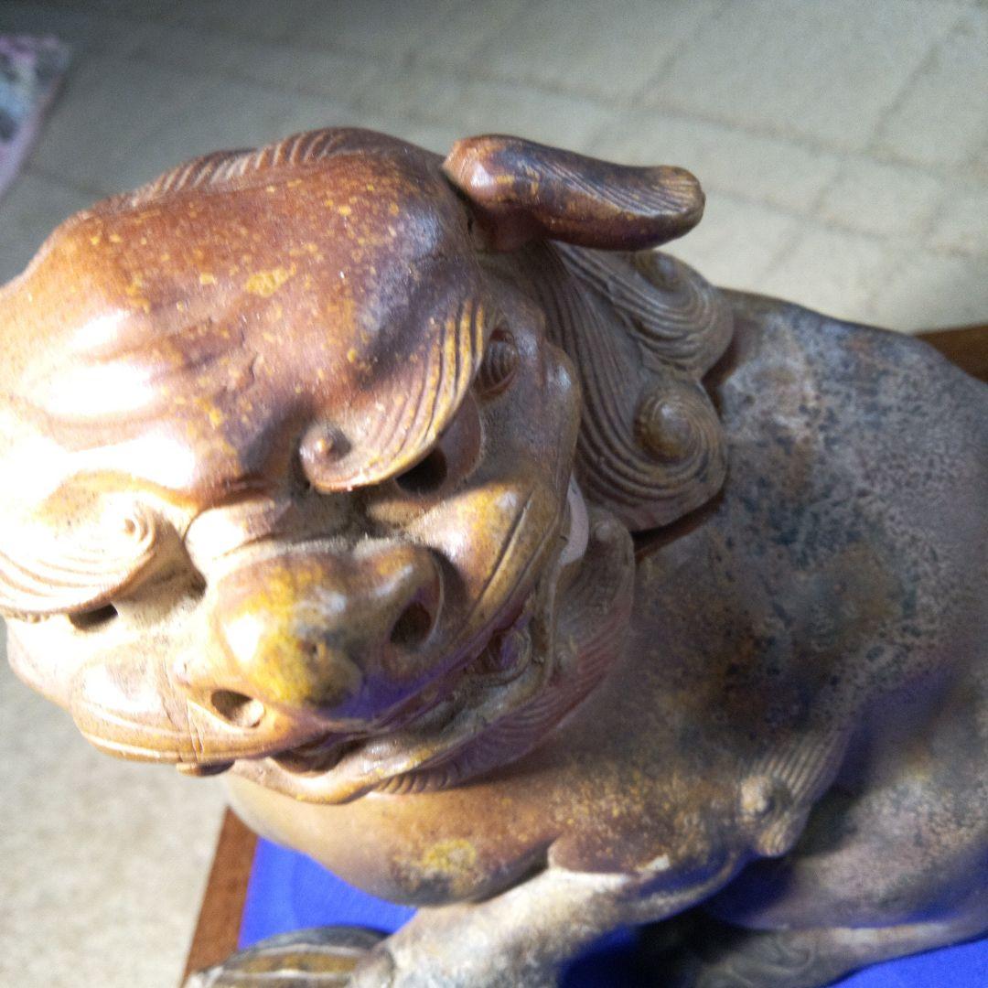 備前天杯唐獅子香呂木村友敬作