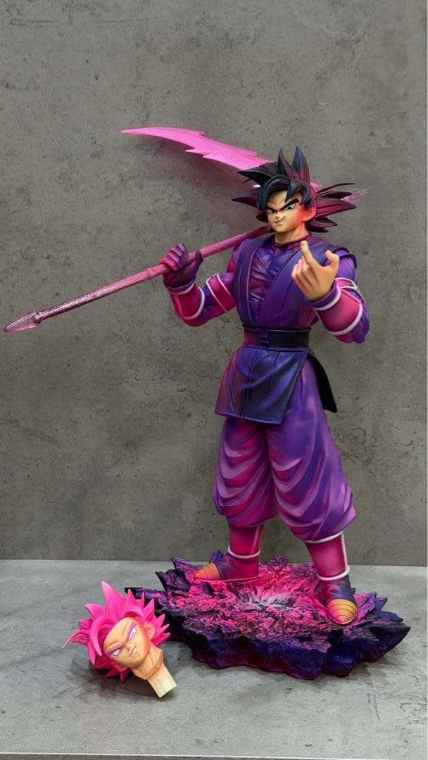 ドラゴンボールゴクウブラック フィギュア 頭二つ付き