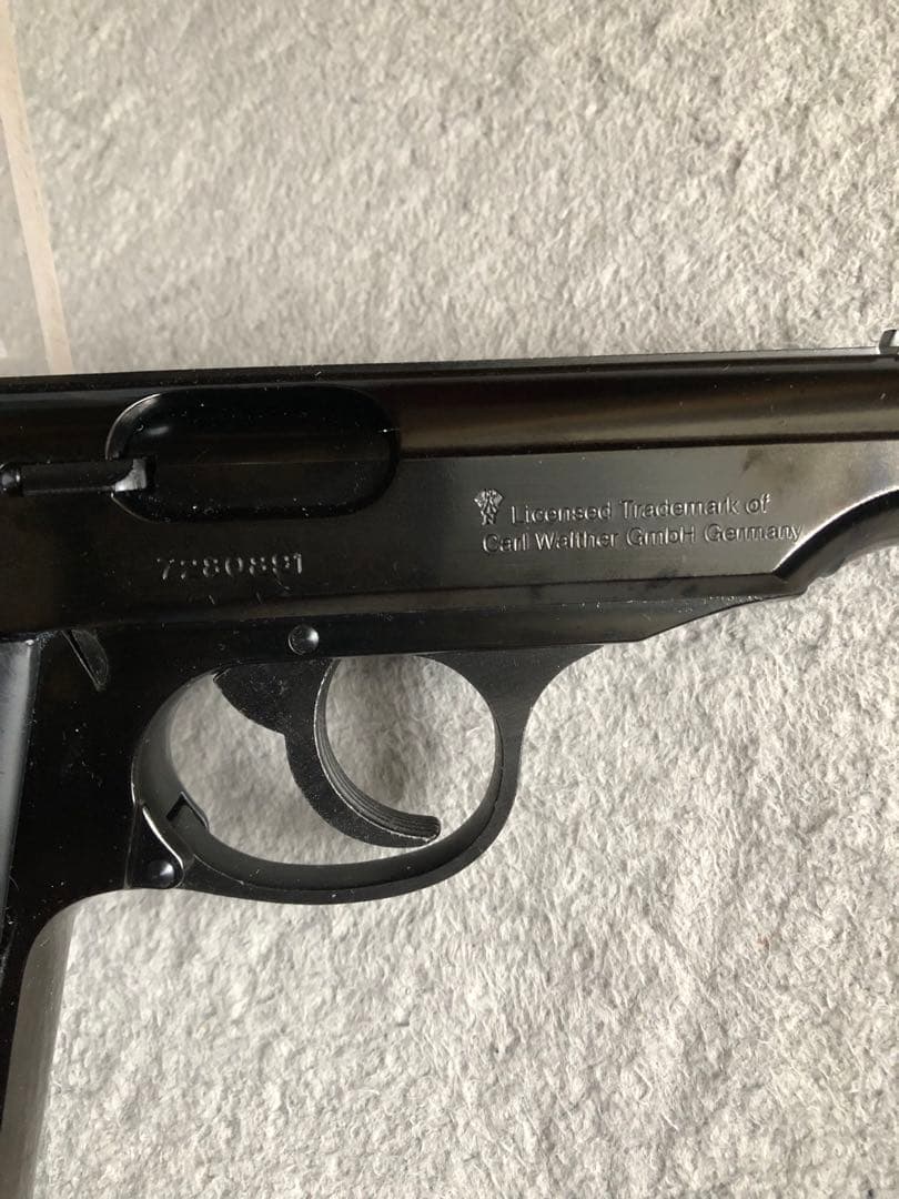 マルシン　ワルサーPP WディープブラックABSモデルガン