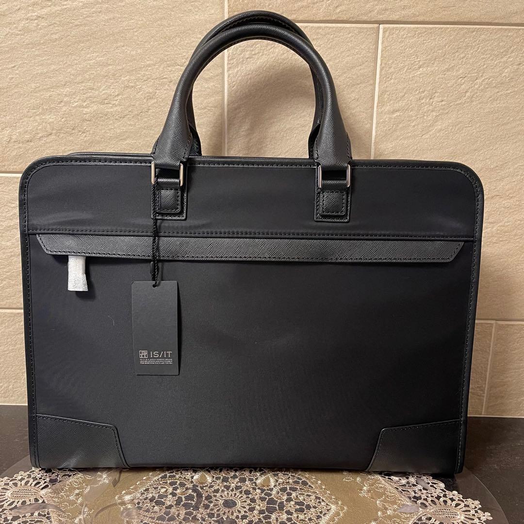 【新品】ISIT ビジネスバッグ・ショルダー　2Way　黒　31,900円