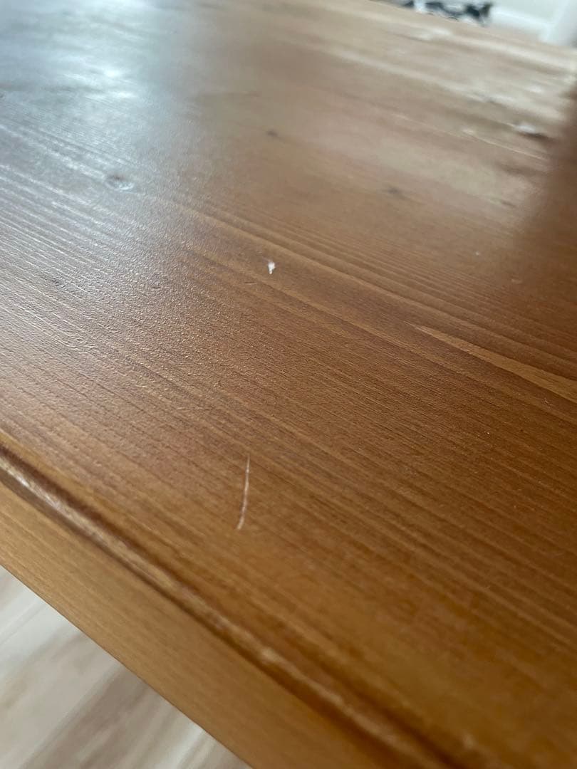 【幅120cm】LOWYA ダイニングテーブル 天然木 ヴィンテージ風【送料込】