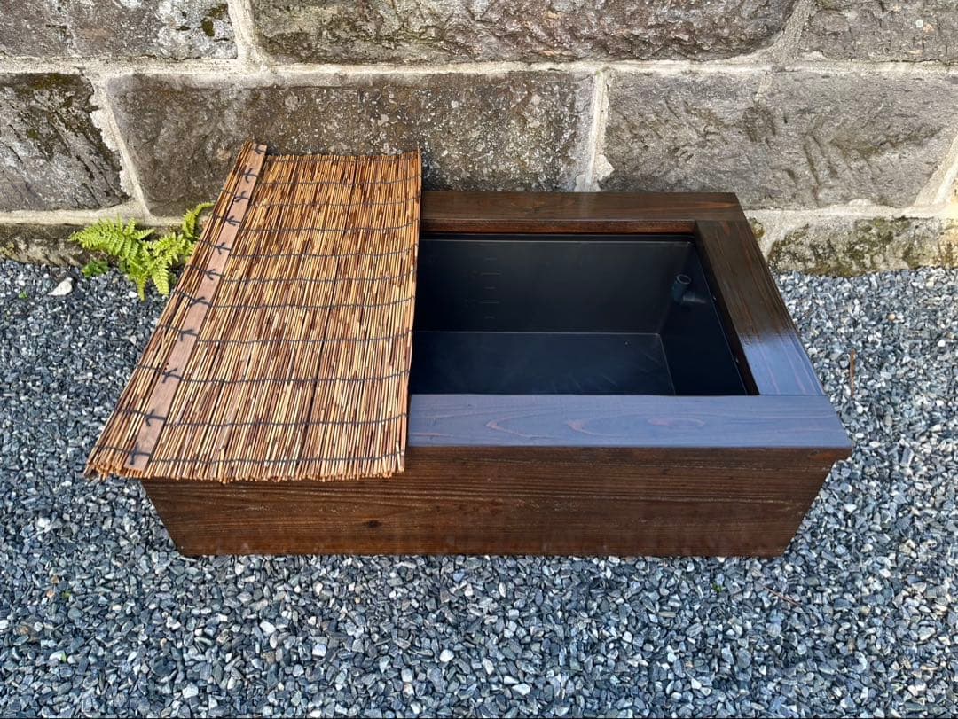 【新品】60Lトロ舟と木枠のセット　めだか飼育ケース　ビオトープ