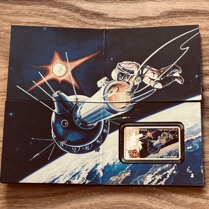 （レア！アンティーク！）コンクエストオブスペース　1オンス　カラー純銀バー