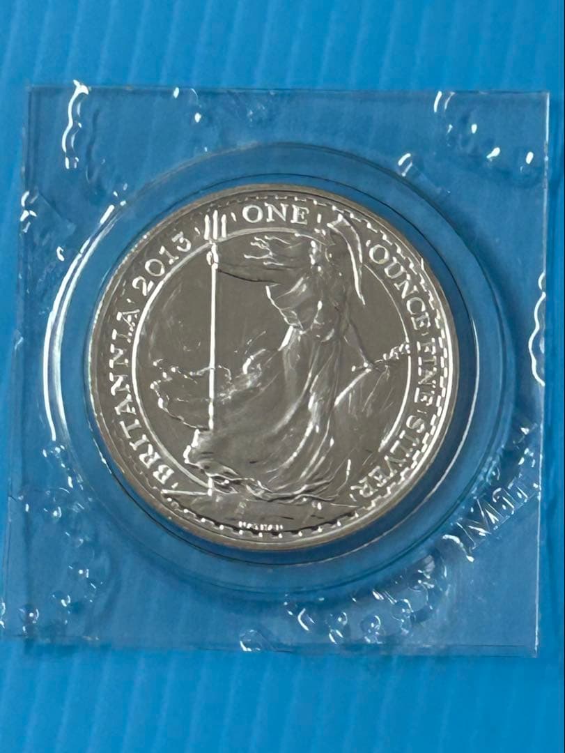 【希少】 2013年 ブリタニア銀貨 バックケース入り Mint