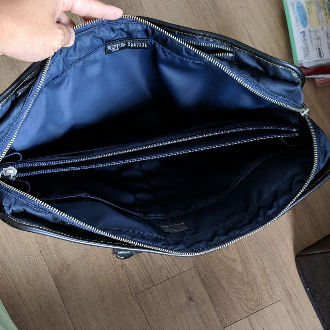 バーニーズ、ポーター　ダブルネーム　ビジネスバッグ