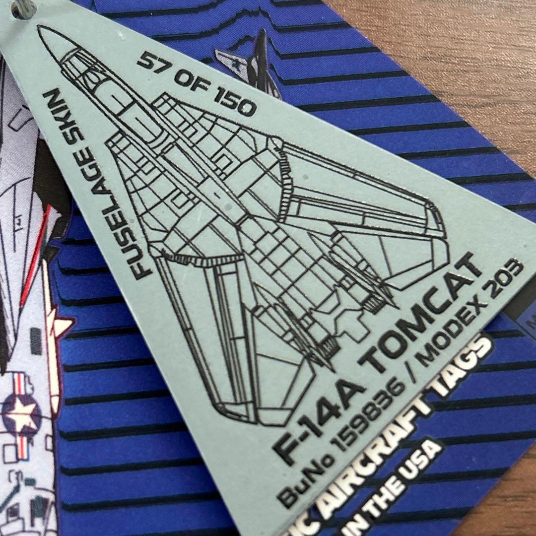 F-14 戦闘機　フライトタグキーホルダー　アメリカ海軍　飛行機