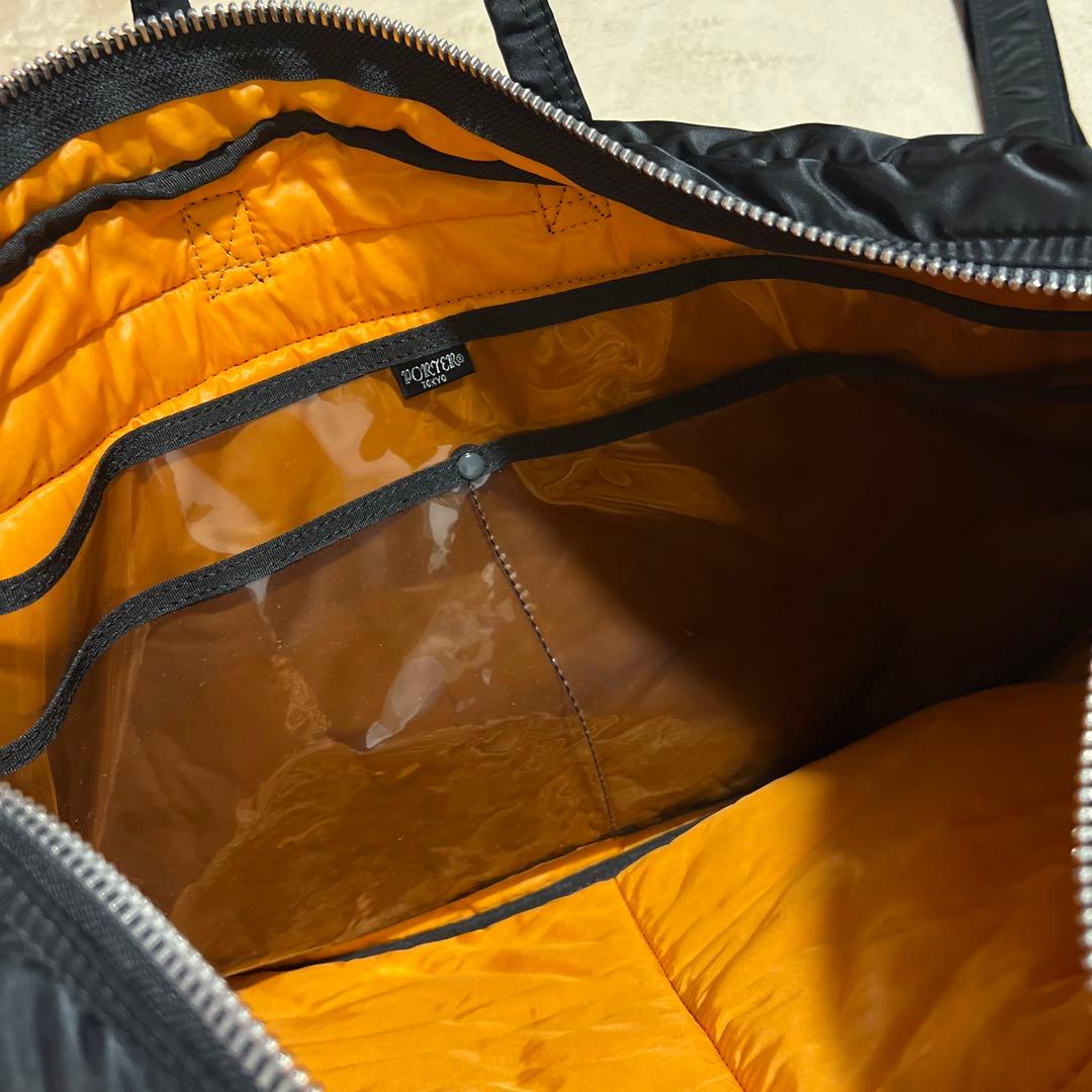 【美品】PORTERブリーフケースショルダー ポーター ビジネスバッグ ブラック