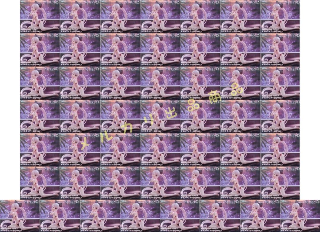 オーバーロード Desktop Cute シャルティア 水着 フィギュア 50点