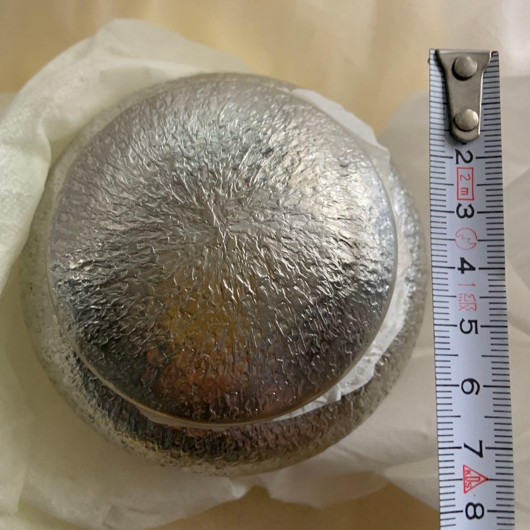 錫製菓子器　明日香　浪華錫半造