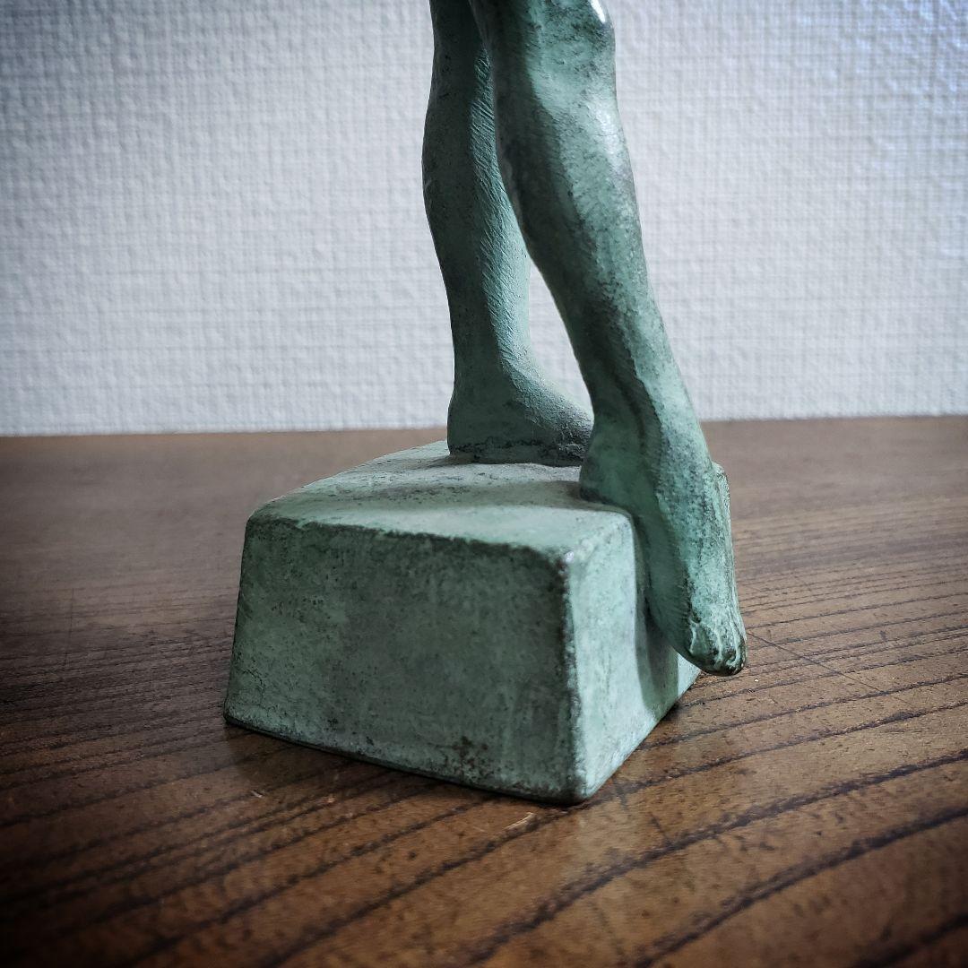 ブロンズ像　本郷新　銘　清流　裸婦　昭和　モニュメンタル　札幌　彫刻家