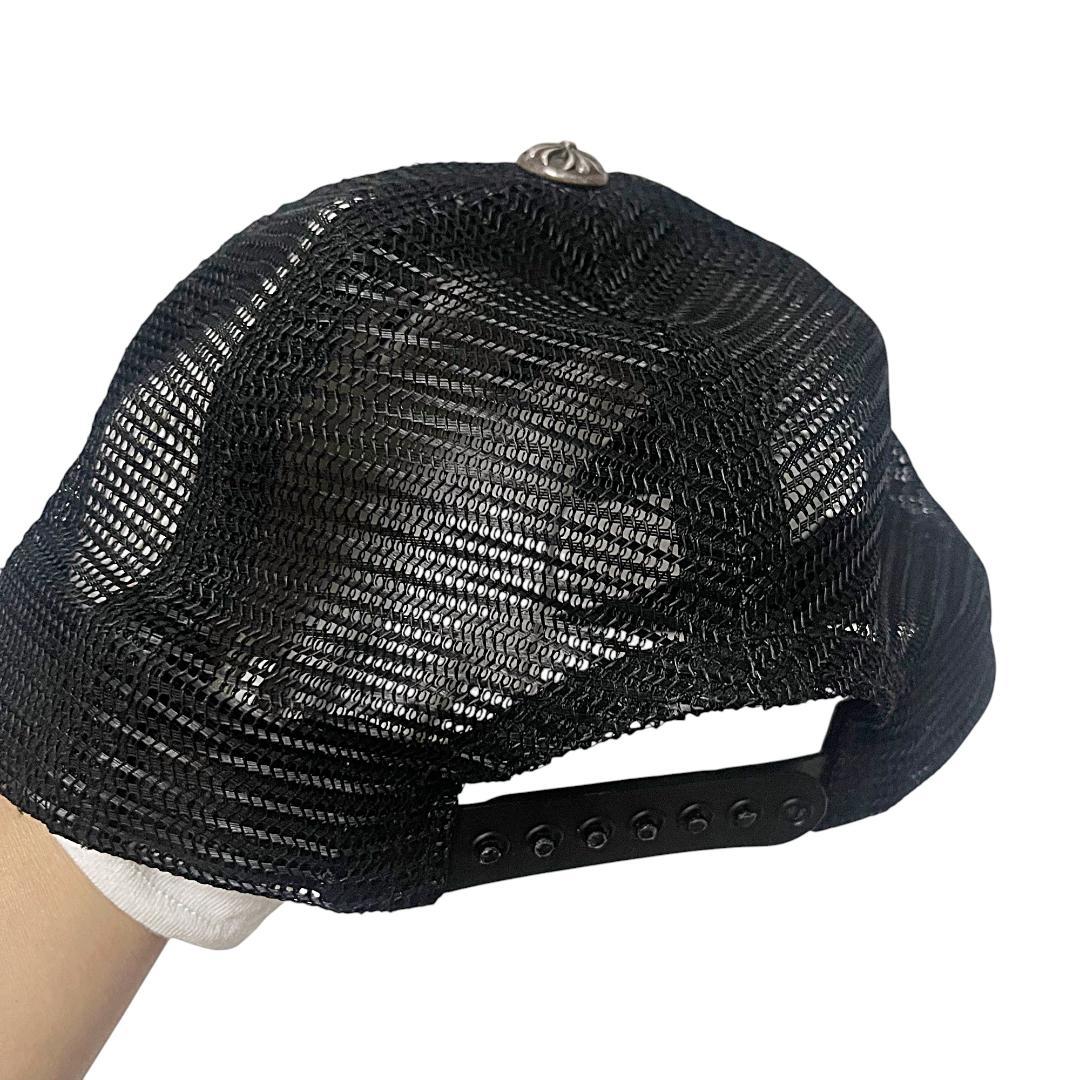 クロムハーツ メッシュ トラッカーキャップ ワンサイズ ブラック ロゴ