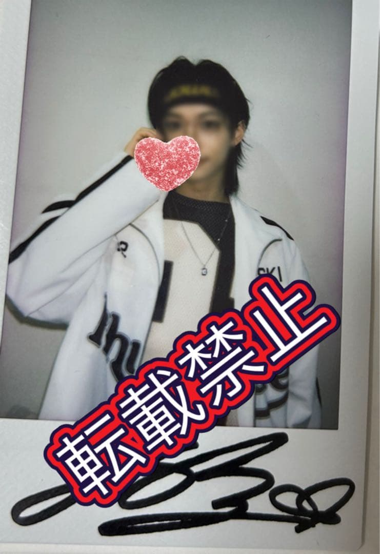 straykids felix フィリックス直筆サインチェキ　ポラロイド　エコパ