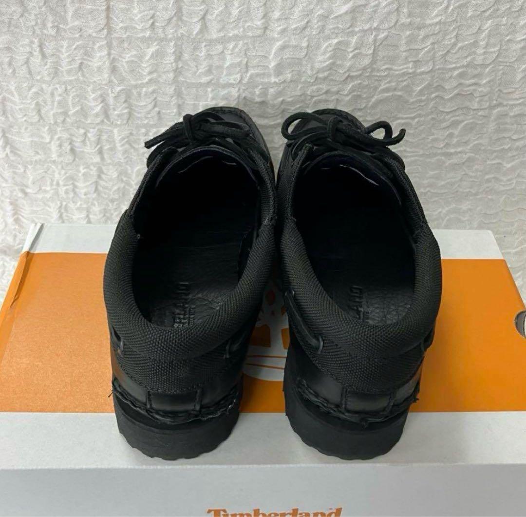 ティンバーランド スリーアイ ボートシューズ ブラック 26cm