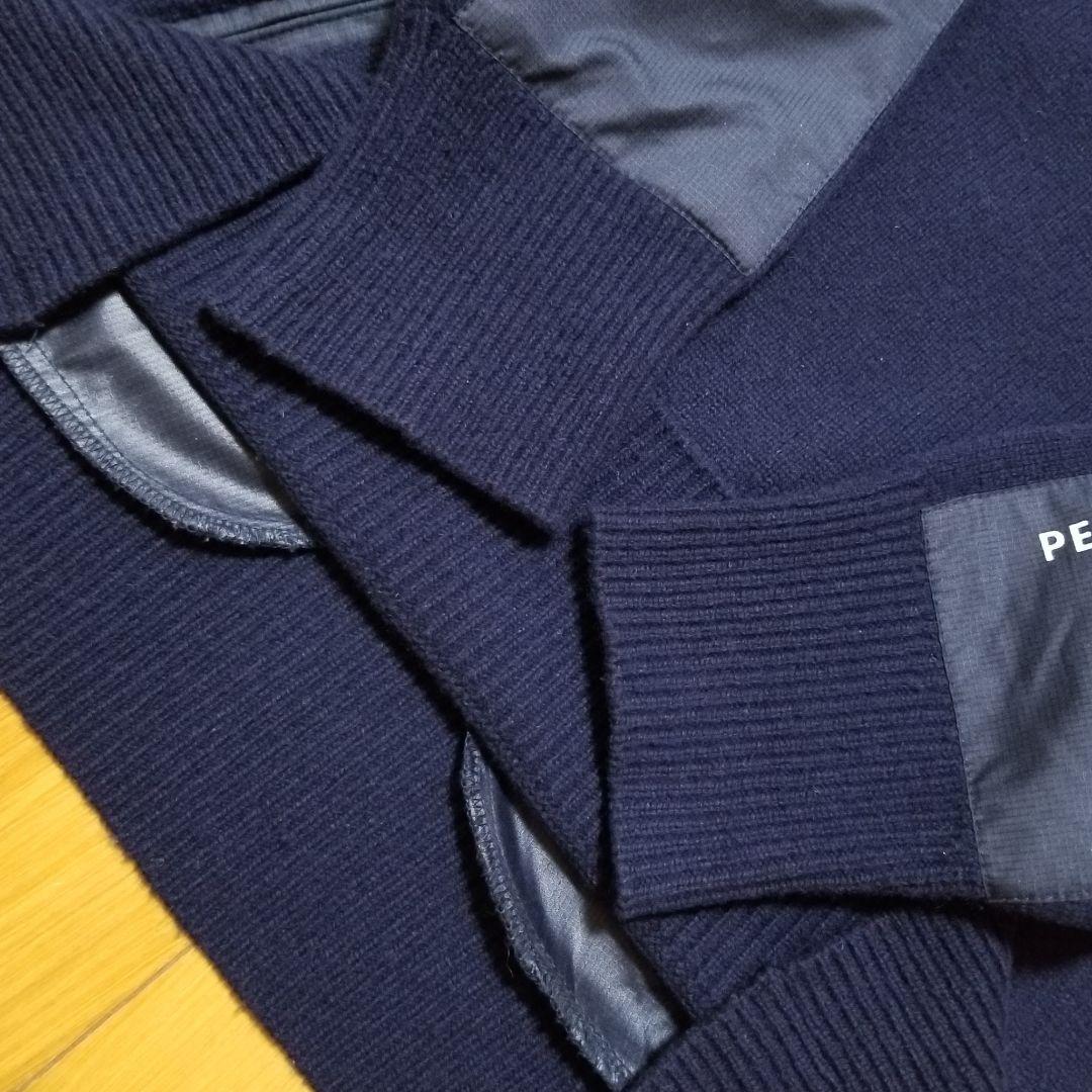 PEARLYGATESパーリーゲイツニットセーター　フード収納カシミヤ混サイズ2