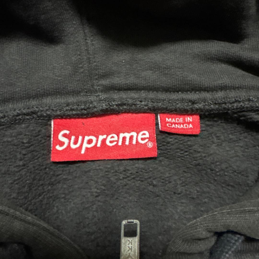 トップス SUPREME Small Box Logo Zip Sweatshirt