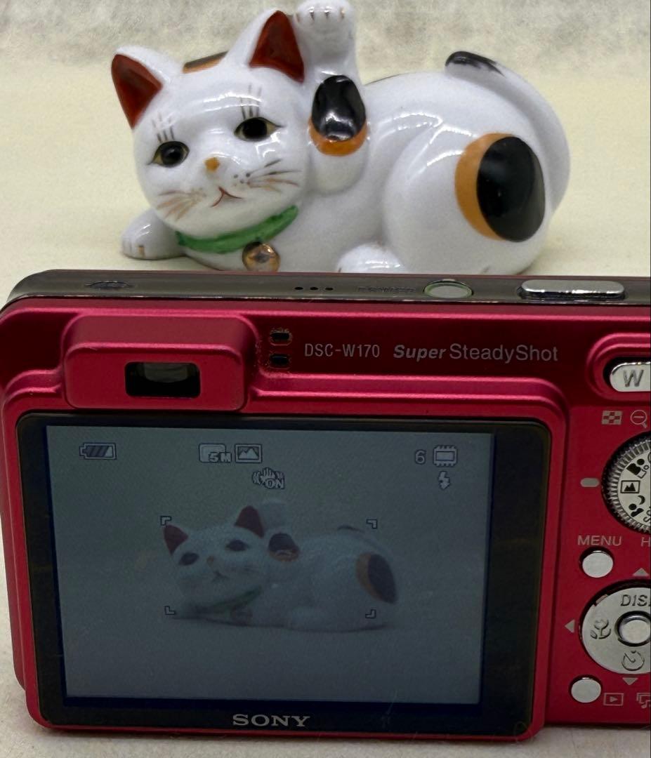 Sony Cyber-shot DSC-W170赤コンデジ ＃243