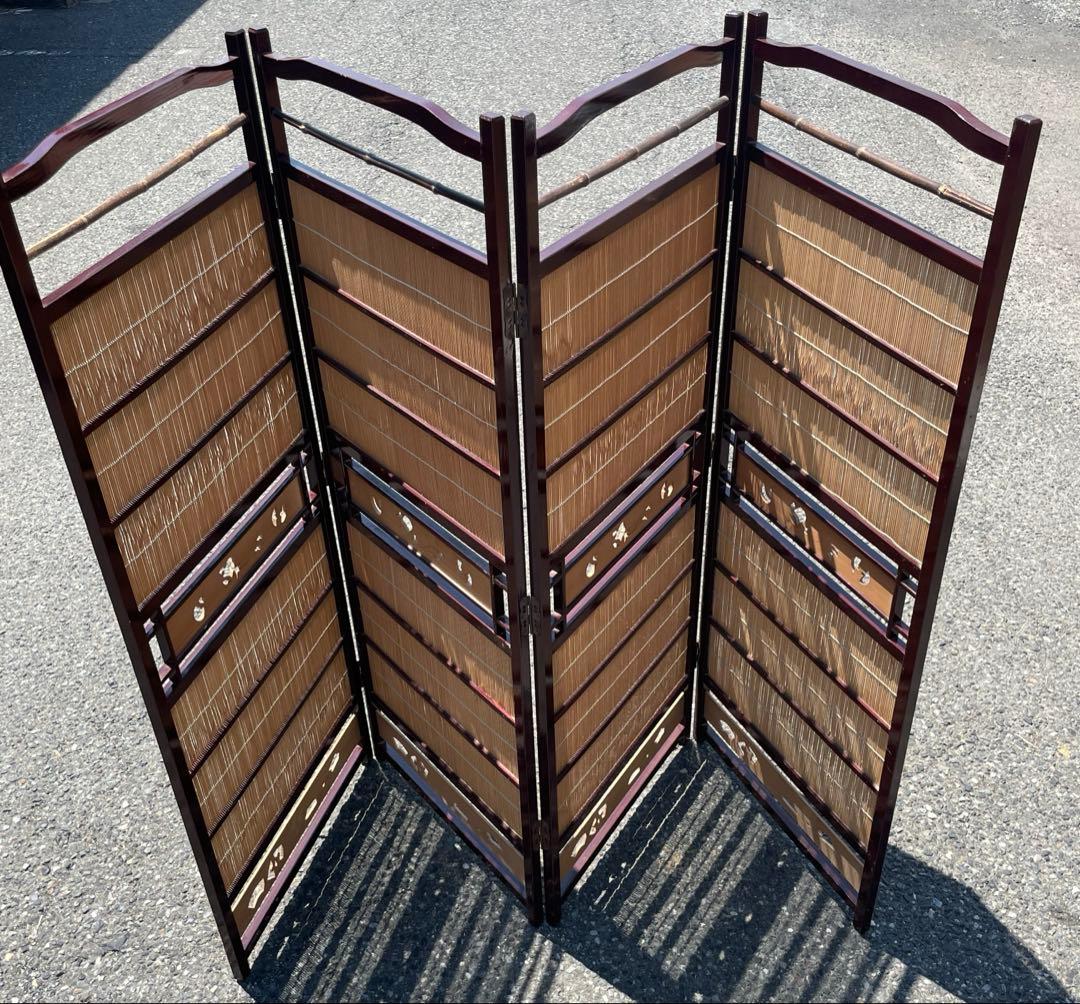 衝立　パーテーション　間仕切り　住まい　年代物　和風　家具　インテリア　和室