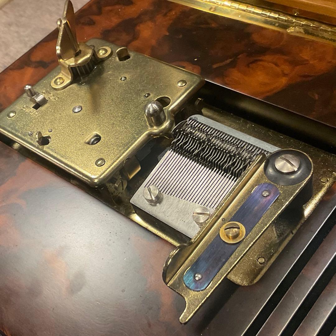 美品！REUGE リュージュ ディスク交換式 ドーム型 オルゴール 動作確認済