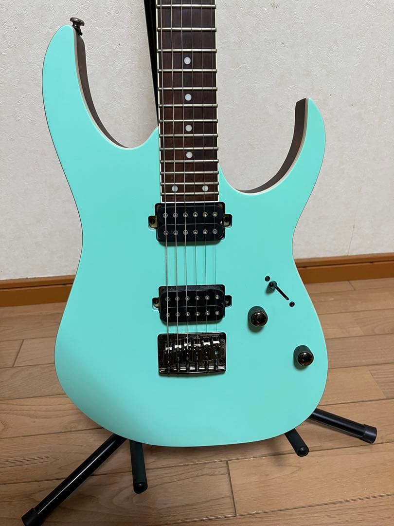 美品　IBANEZ RG421S SEM エレキギター ソフトケース付き