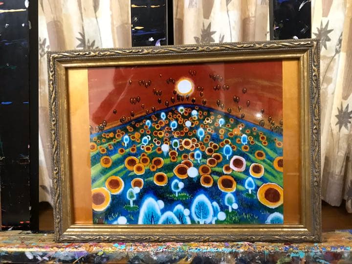 商品名【向日葵】プロカメラマン細川隆行氏 未使用品 撮影写真