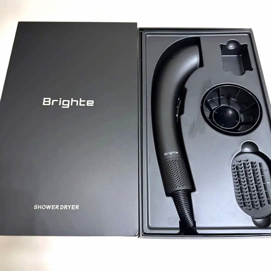 Bright シャワードライヤー黒 正規店購 ブライト SHOWER DRYER