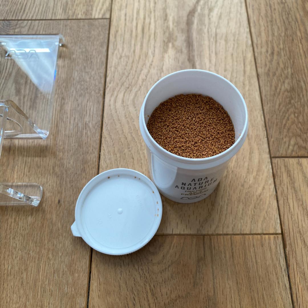 ADA APグラス クリアスタンド エサ セット