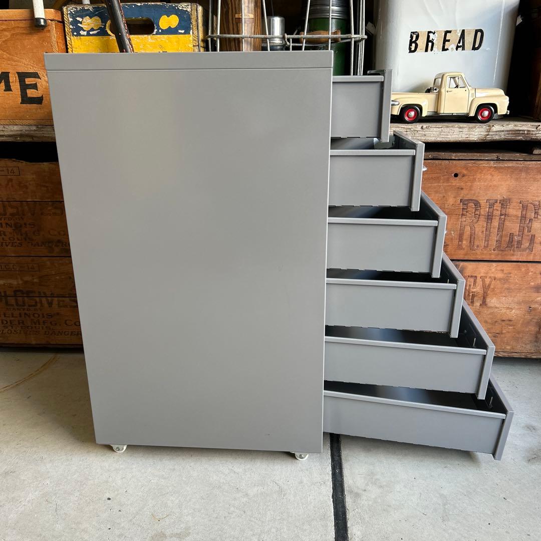 【廃盤】IKEA イケア HELMER ヘルメル 引き出し　スチール キャスター