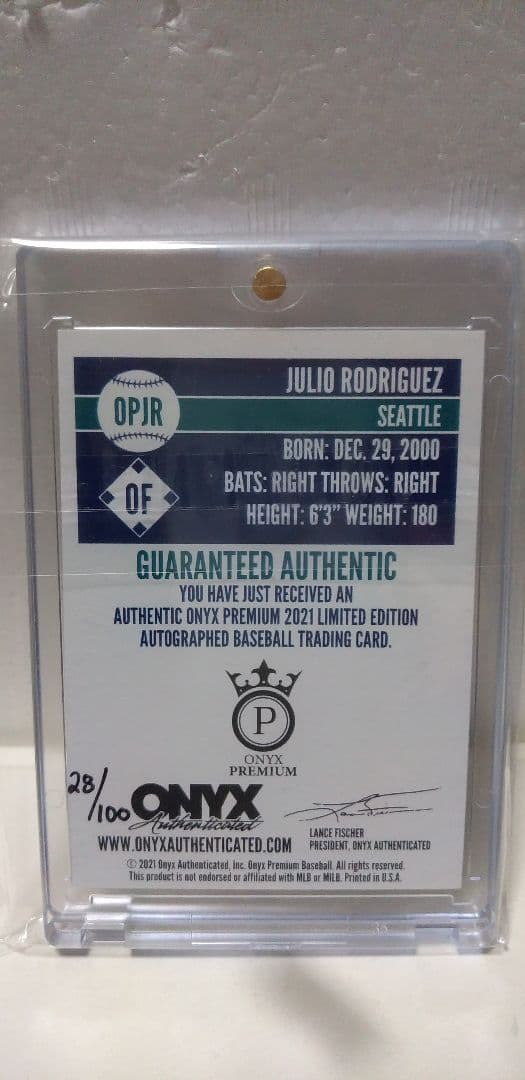 ゲームセンター・ゲームカード JULIO RODRIGUEZ