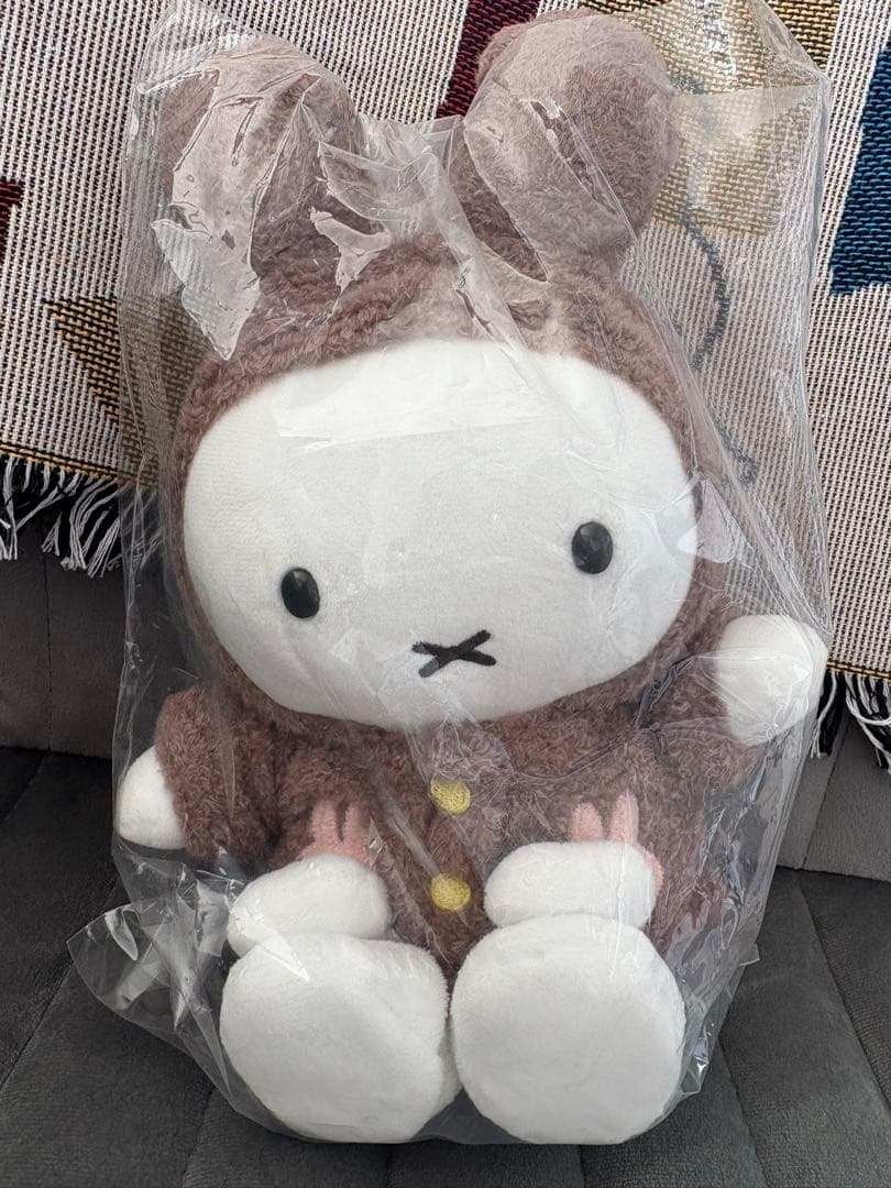 ミッフィーぬいぐるみ 約30cm ブラウン