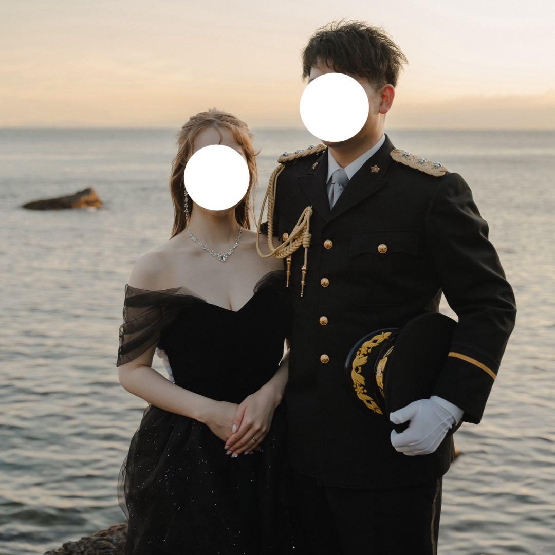 ブラックドレス　ウェディング