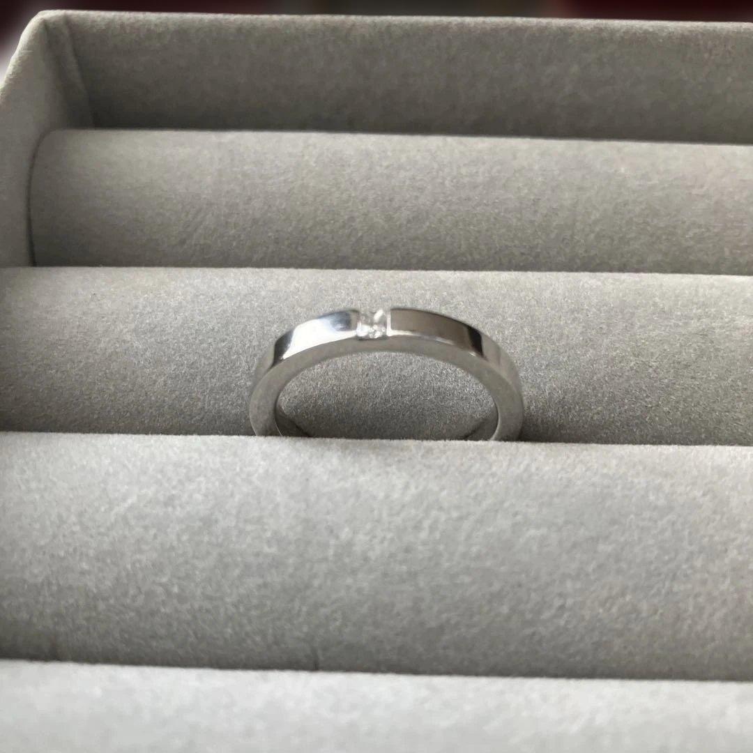 【ハリーウィンストン】プリンセスカット・ ダイヤモンドリング （16.5号）