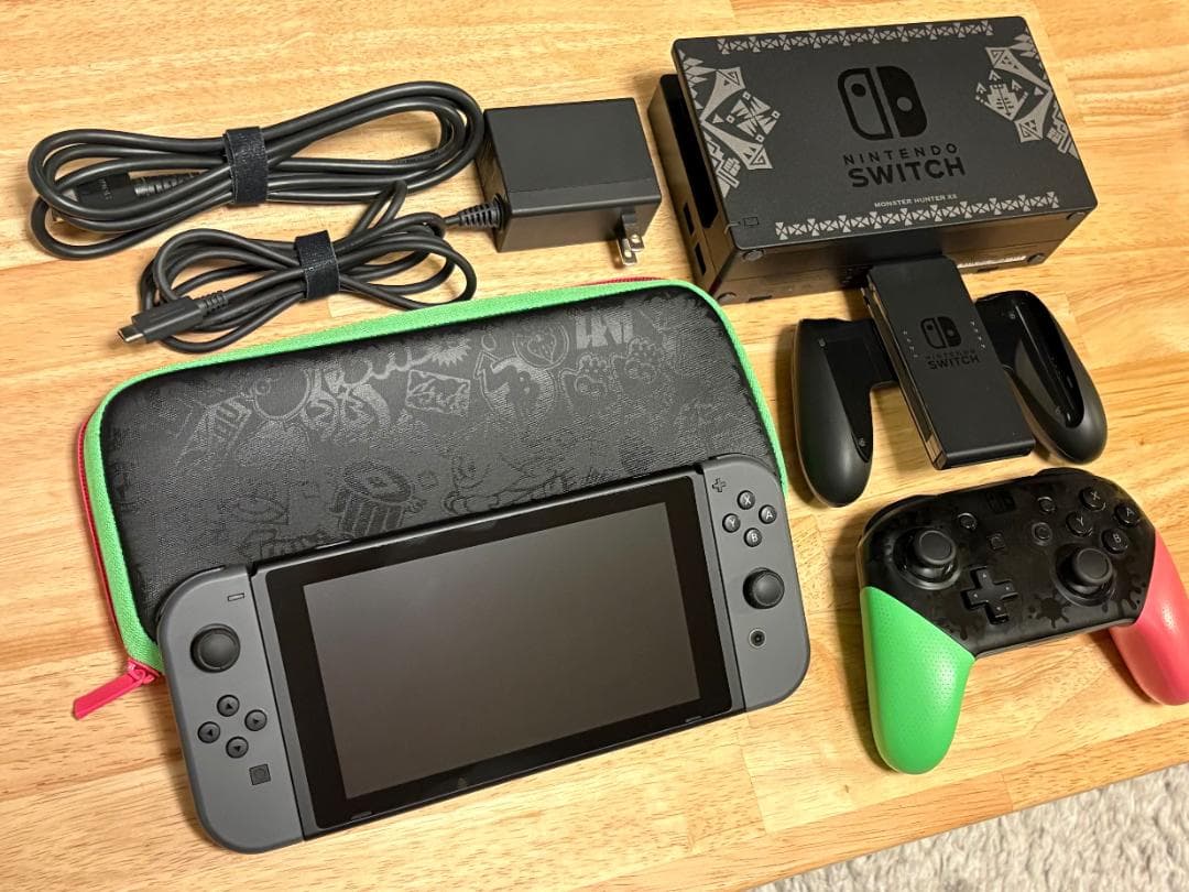 Nintendo Switch 本体(モンハンXX) +他