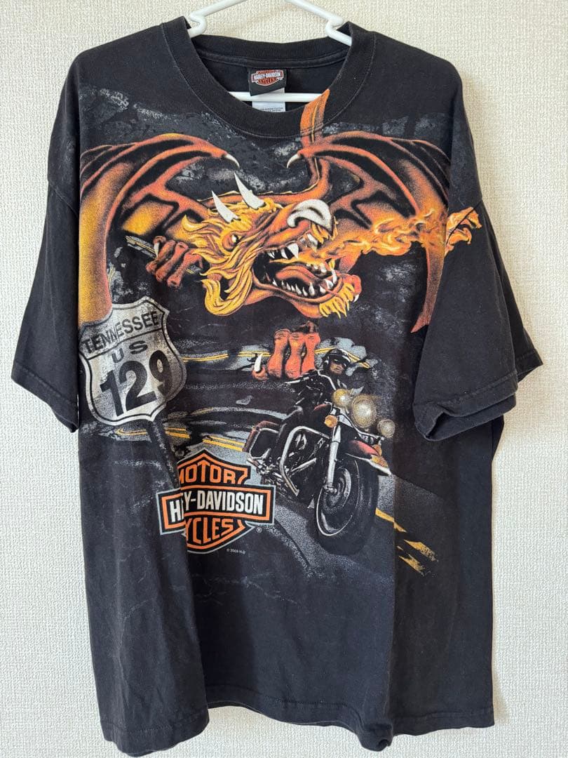 Harley-Davidson XL Tシャツ ドラゴン