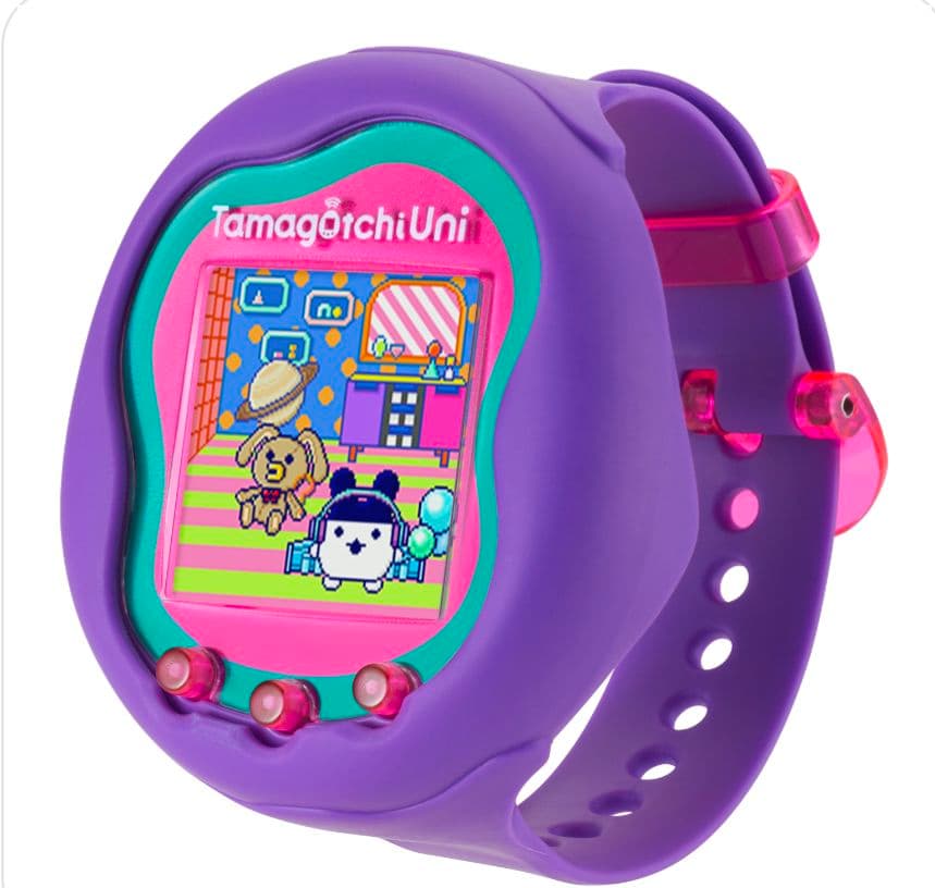 たまごっちUni パープル & サメ型シリコンケース セット