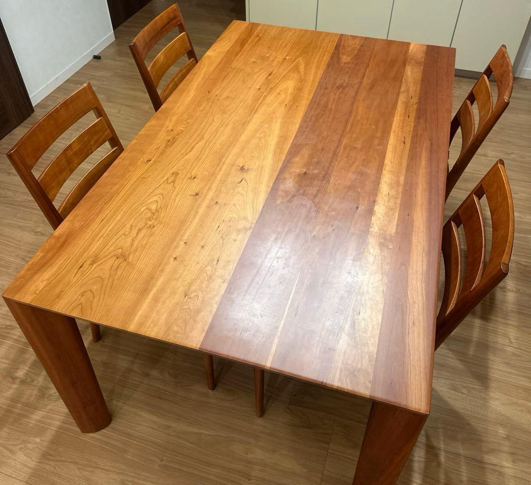 カリモク　ダイニングテーブルセット　DU5205 チェリーナチュラル　4脚