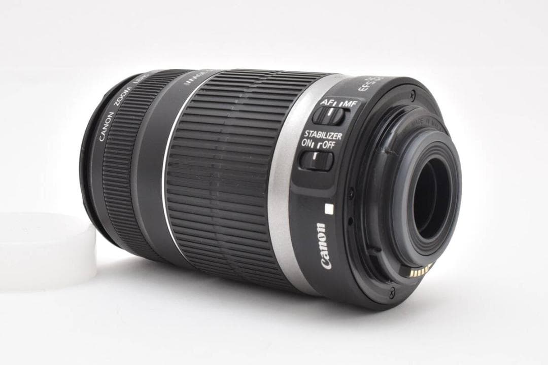 軽量望遠レンズ Canon キャノン EF-S 55-250 F4-5.6 IS