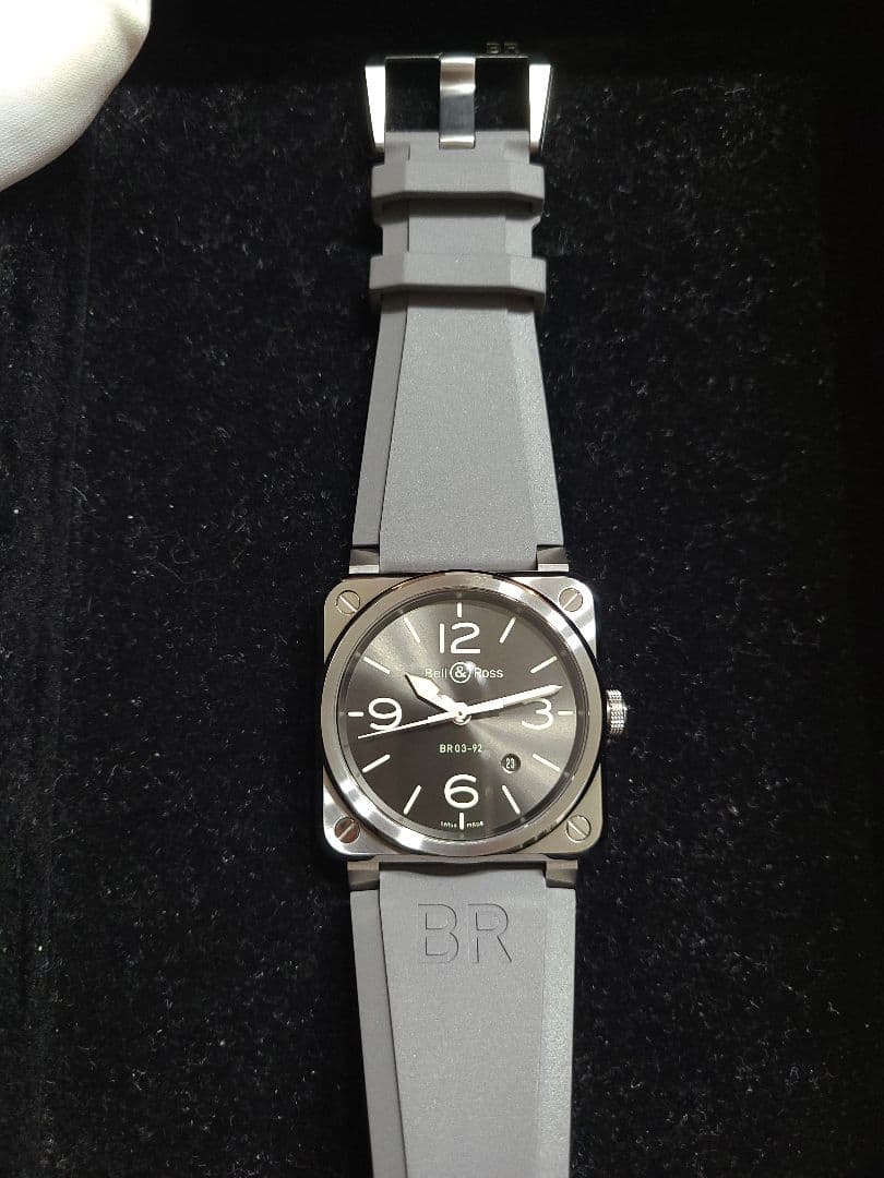 【限定値下げ　付属品欠品無し】Bell & Ross BR03 GREY LUM
