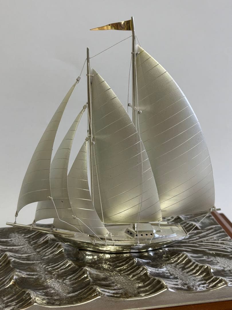 定価36.3万円SilverPLATED TAKEHIKO武比古 銀製ヨット4号