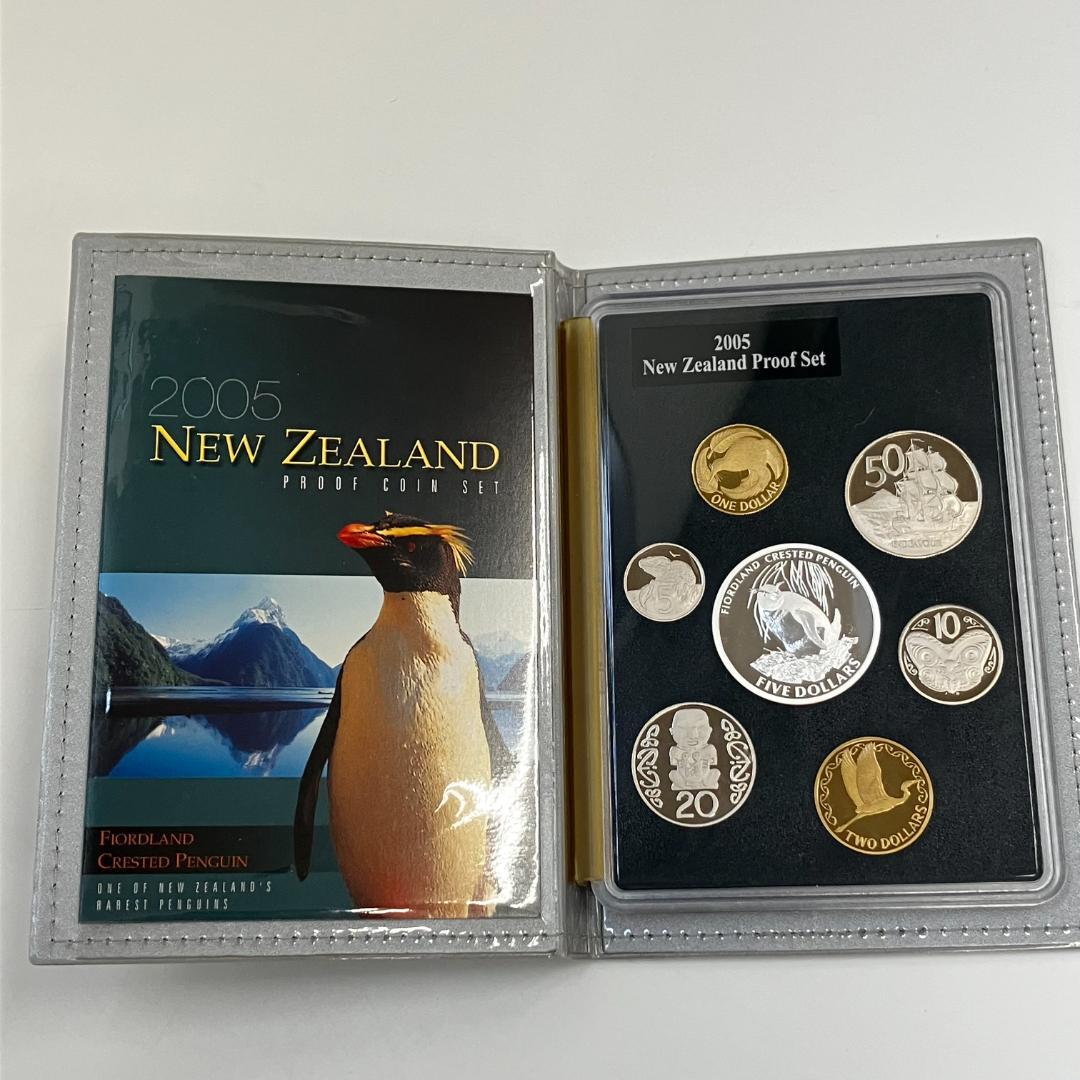 フィヨルドランドペンギン ニュージーランドプルーフセット 2005年発行