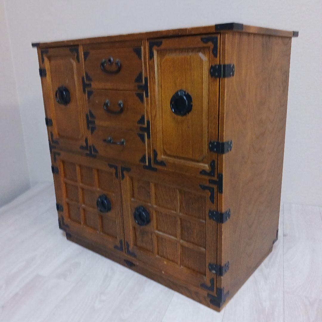 希少 箪笥 裁縫箱 木箱 からくり 隠し有り 古道具 和ダンス レトロ