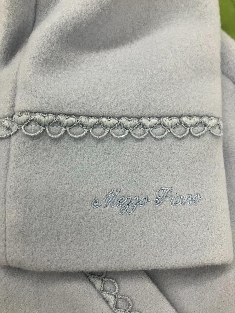 MezzoPiano　リボンカラー ウールコート140㎝