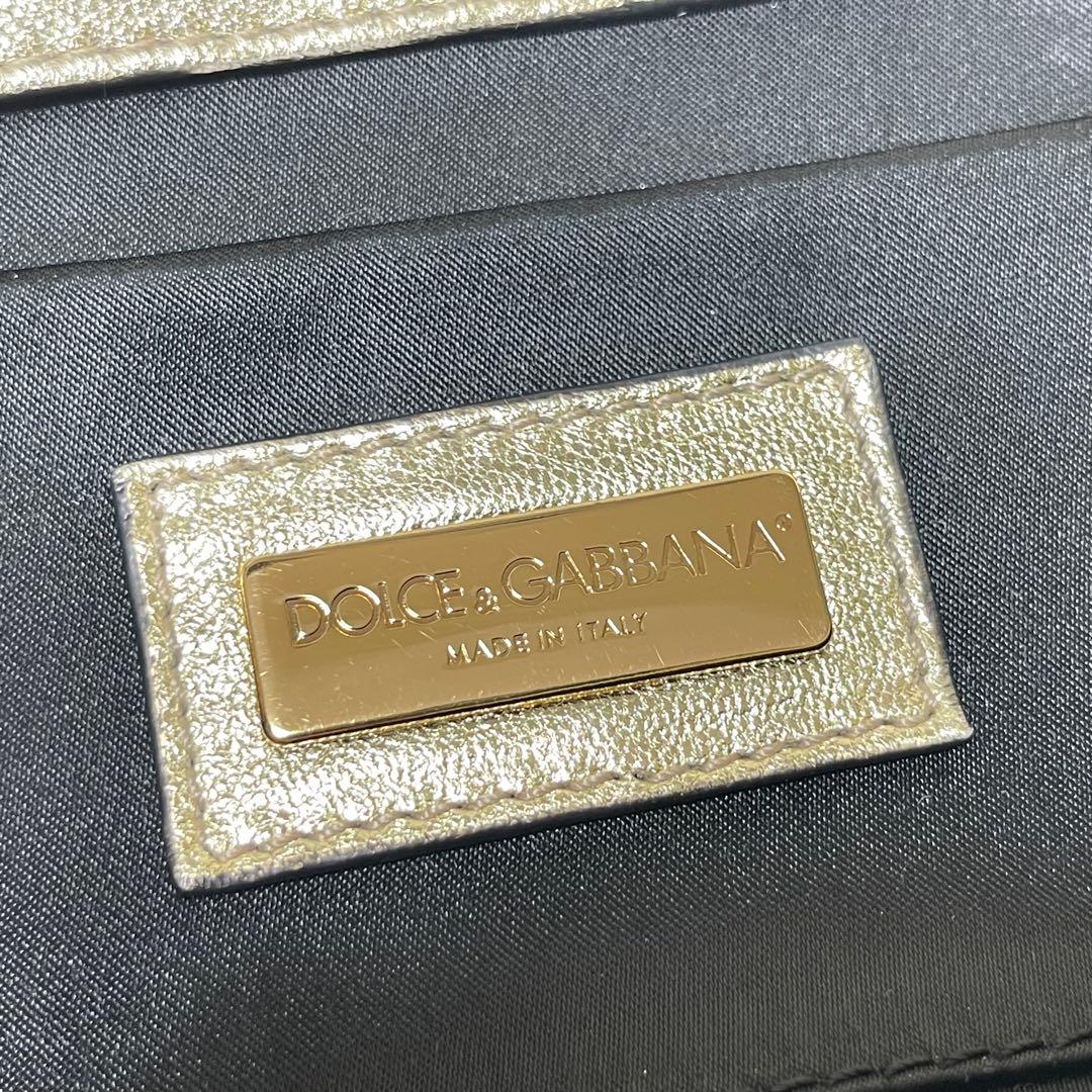 ☆訳あり☆ ドルチェ&ガッバーナ チェーン ショルダー パーティー バッグ