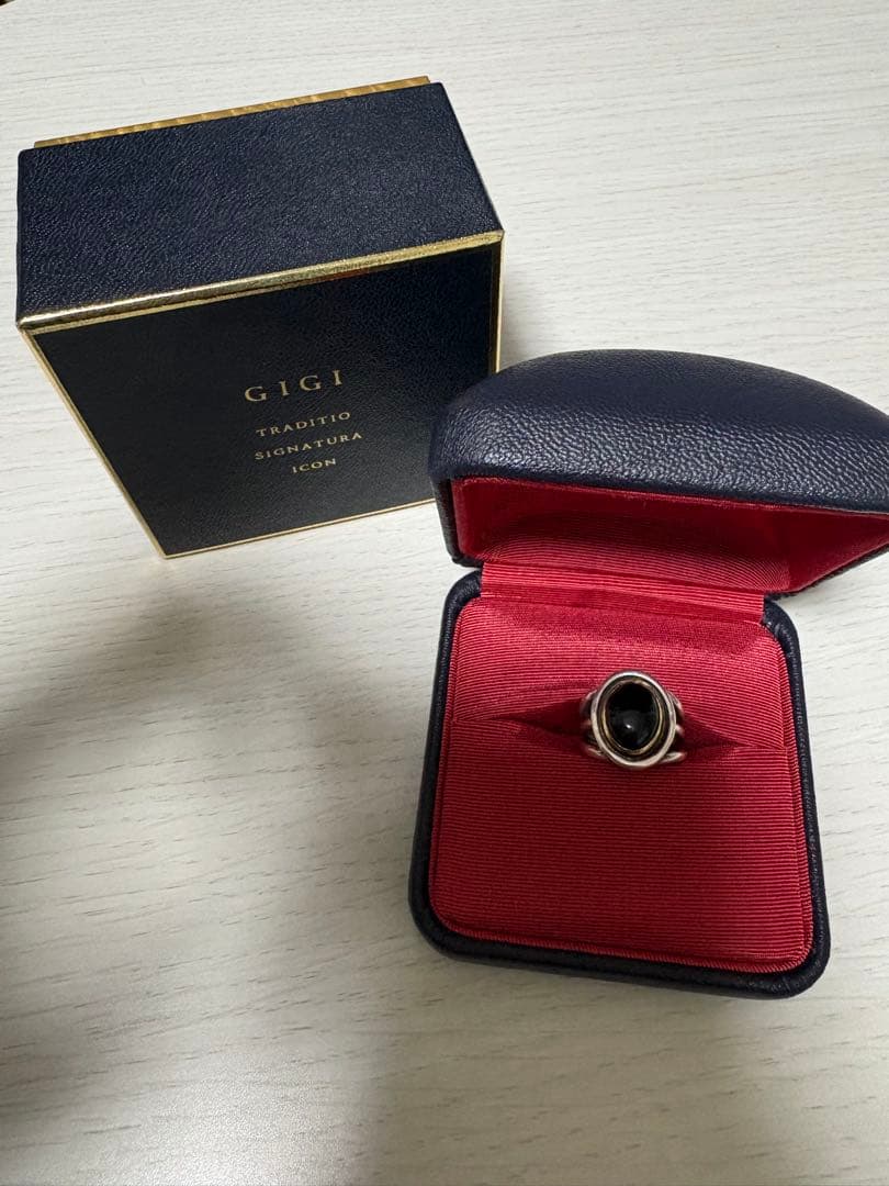 GIGI Artemis Navajo stone 925 K18 リング 9号