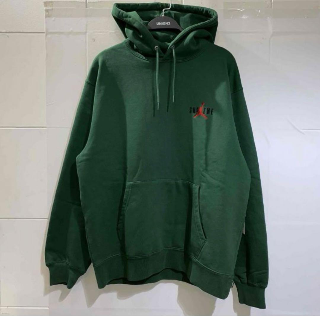 SUPREME JORDAN ロゴ パーカー M