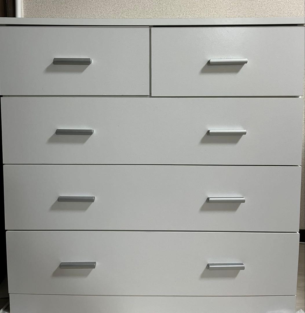 [幅84]大容量収納チェスト 全面化粧仕上げタンス LOWYA