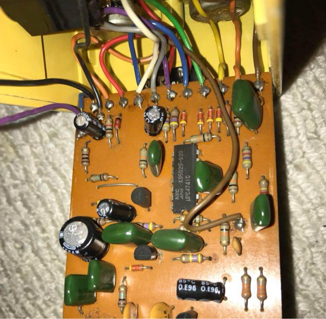 BOSS OD-1 クワッドオペアンプ　銀ねじ