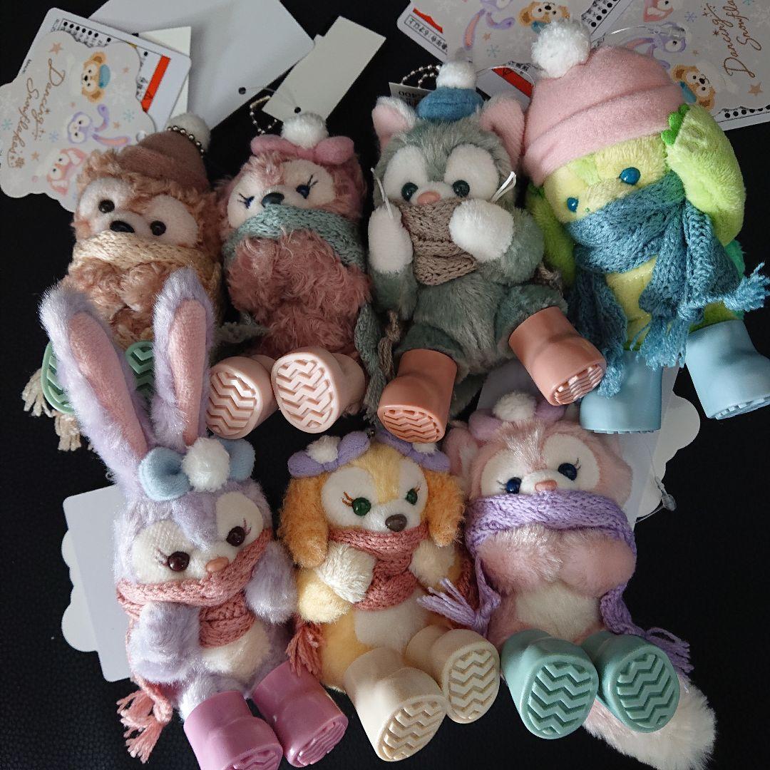 ダッフィー&フレンズ ダンシング スノー フレークス ぬいぐるみチャームセット